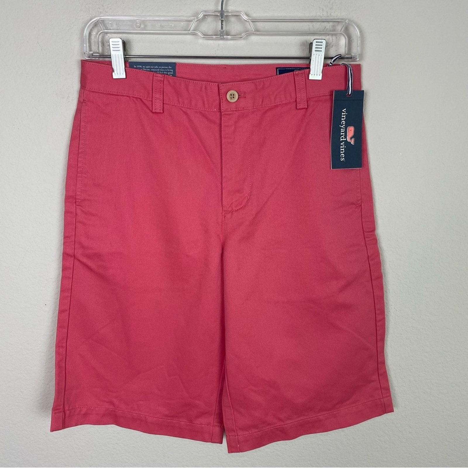 Vineyard Vines Red NWT Classic Fit Club Shorts Boys 16