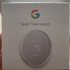 Google Nest Thermostat Snow