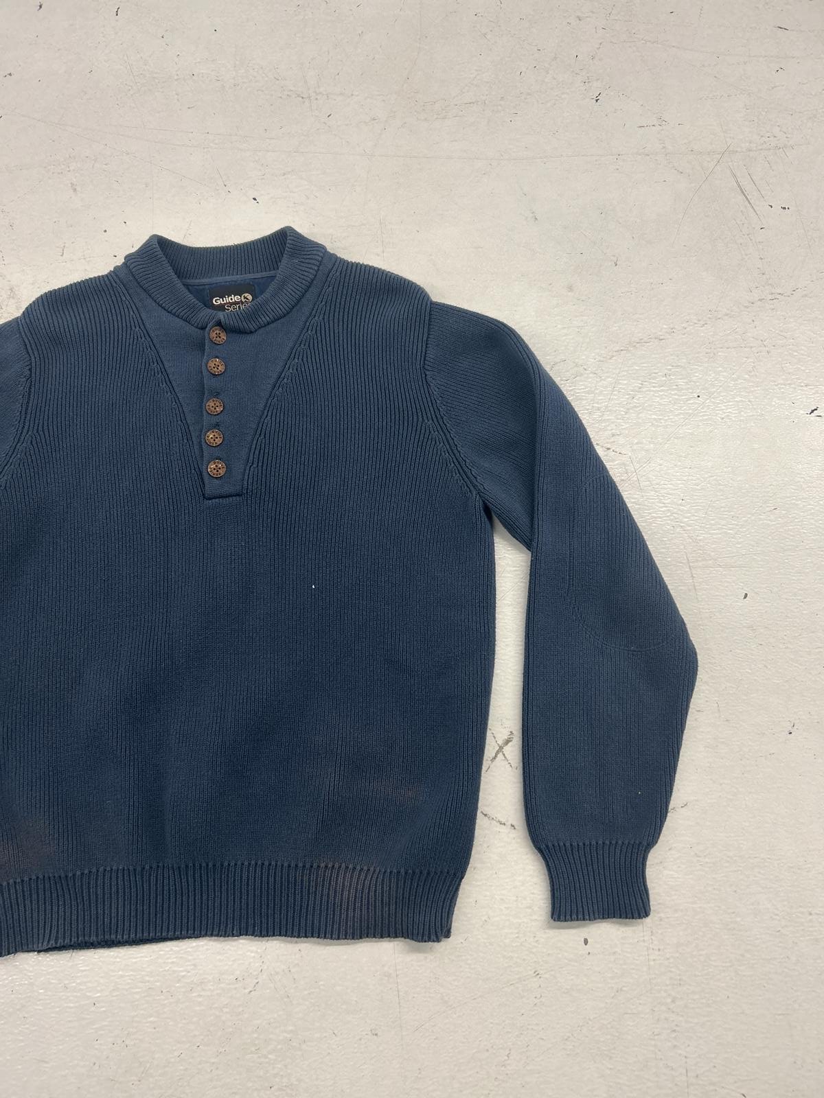 Vintage Guide Series Men's Knit Pullover Sweater - Blue