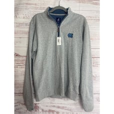 Johnnie-O Gray North Carolina Tar Heels 1/4 Zip Pullover sz Small NWT 128