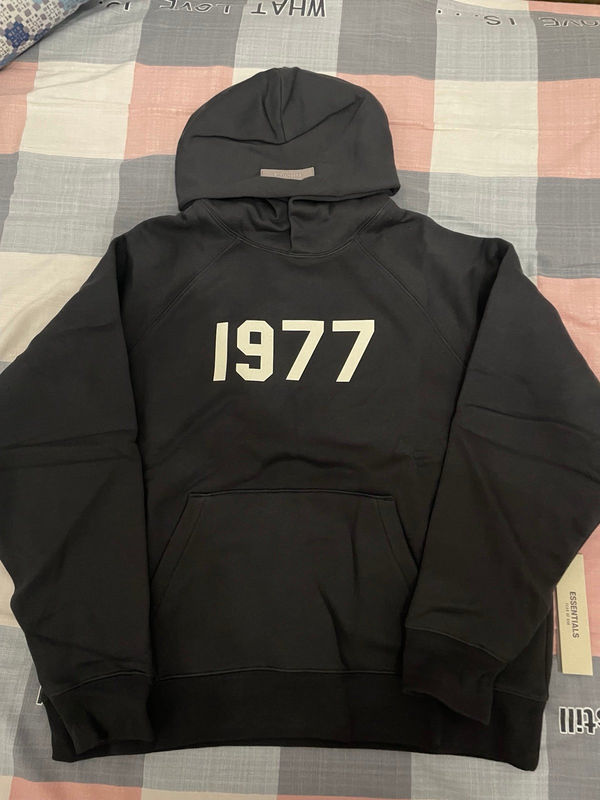 Essentials fear of god 1977 hoodie iron