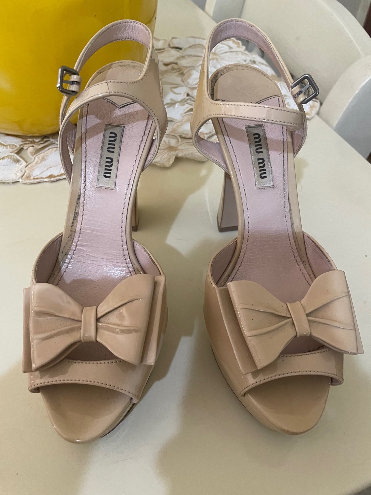 MIU MIU platform heels size 38