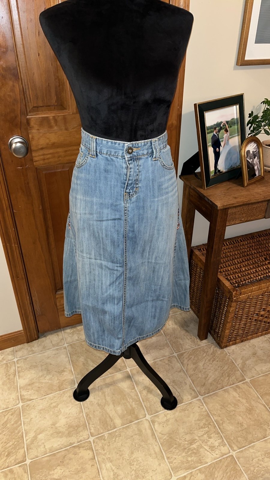 Vintage Tommy Hilfiger Women’s Denim Skirt