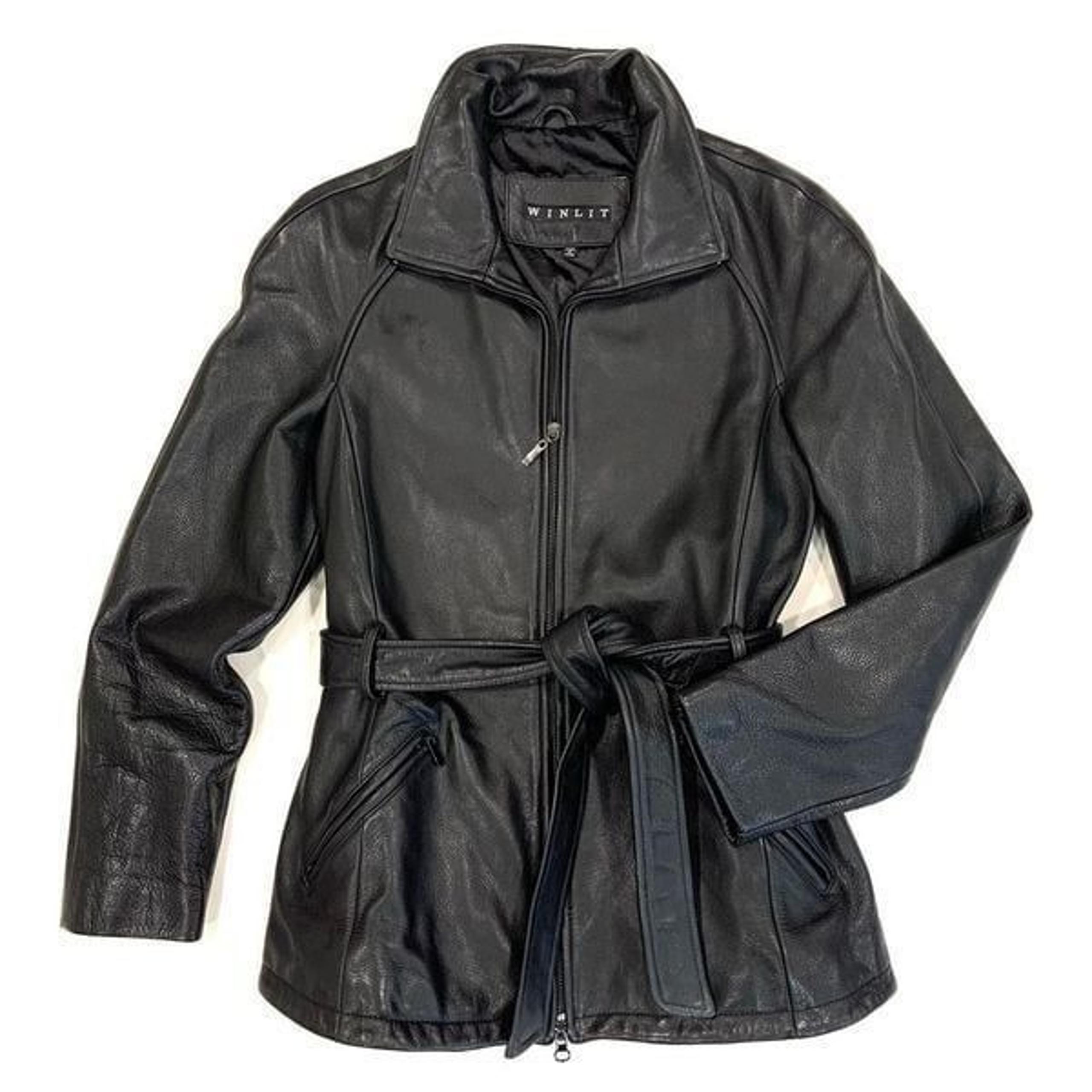 WINLIT Pebbled Leather Jacket (Sz S)