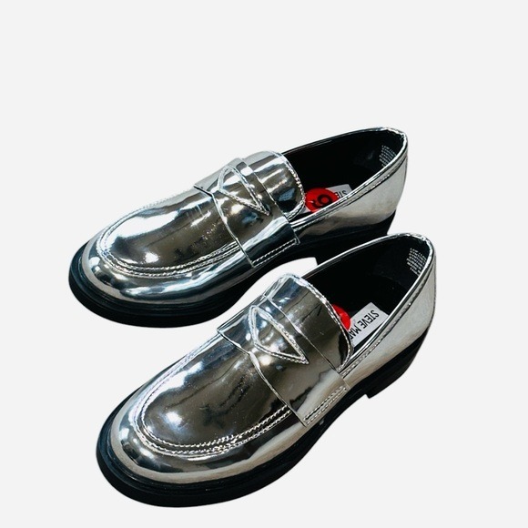 Steve Madden Leif Loafer ローファー Amazon.com | Steve Madden Womens Leif Patent Slip On Loafers