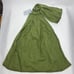 New With Tags Bibetts Linen & Rayon 8-35 lb Baby Sling Carrier Green Rare Color