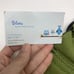 New With Tags Bibetts Linen & Rayon 8-35 lb Baby Sling Carrier Green Rare Color