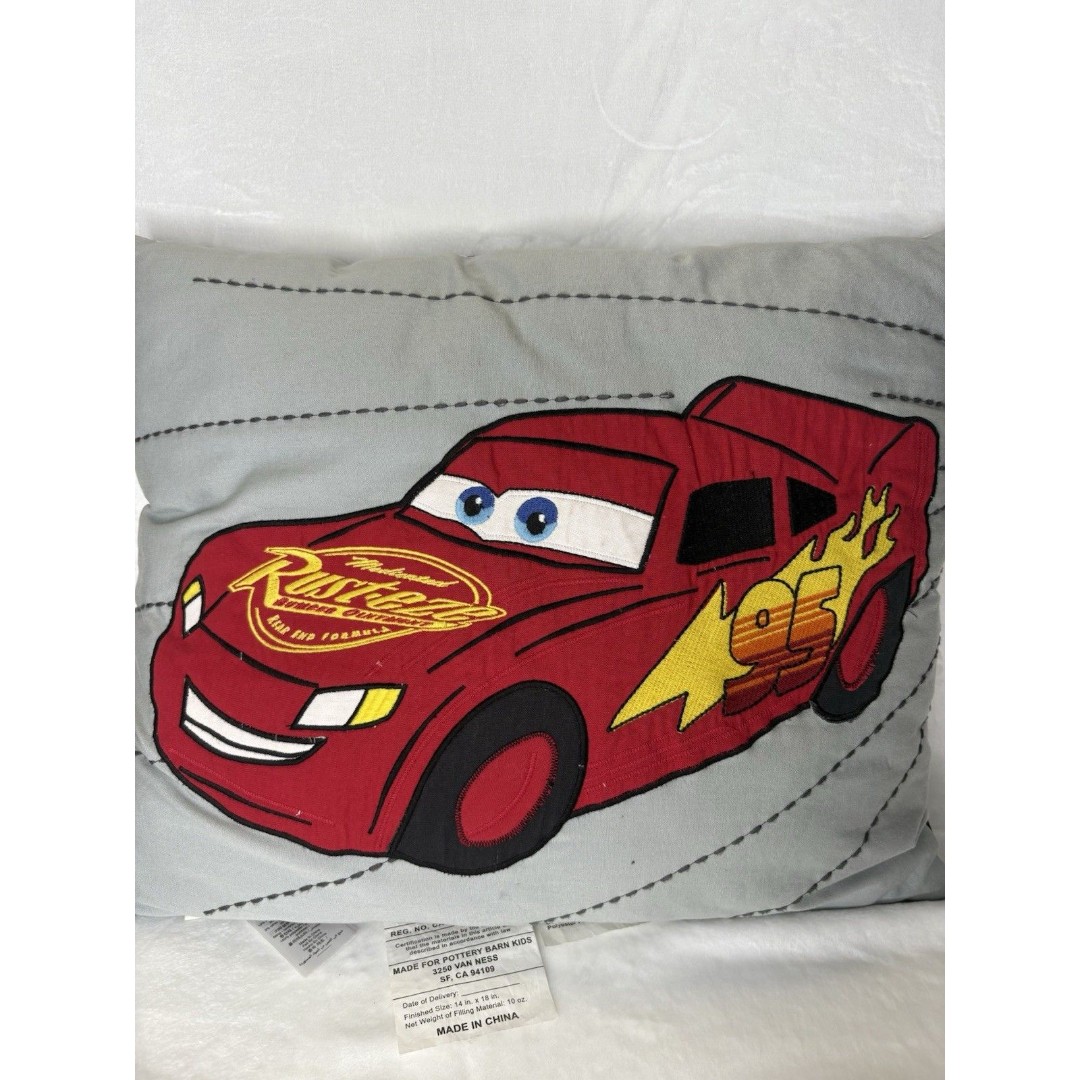 Pottery Barn Kids Disney and Pixar Cars Pillow Sham And Pillow Insert