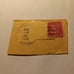 1940's vintage postal stamps with post mark