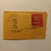 1940's vintage postal stamps with post mark