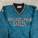 Vintage Rare Champion X Pro Line Philadelphia Eagles Jacket Pull Over NFL Size L