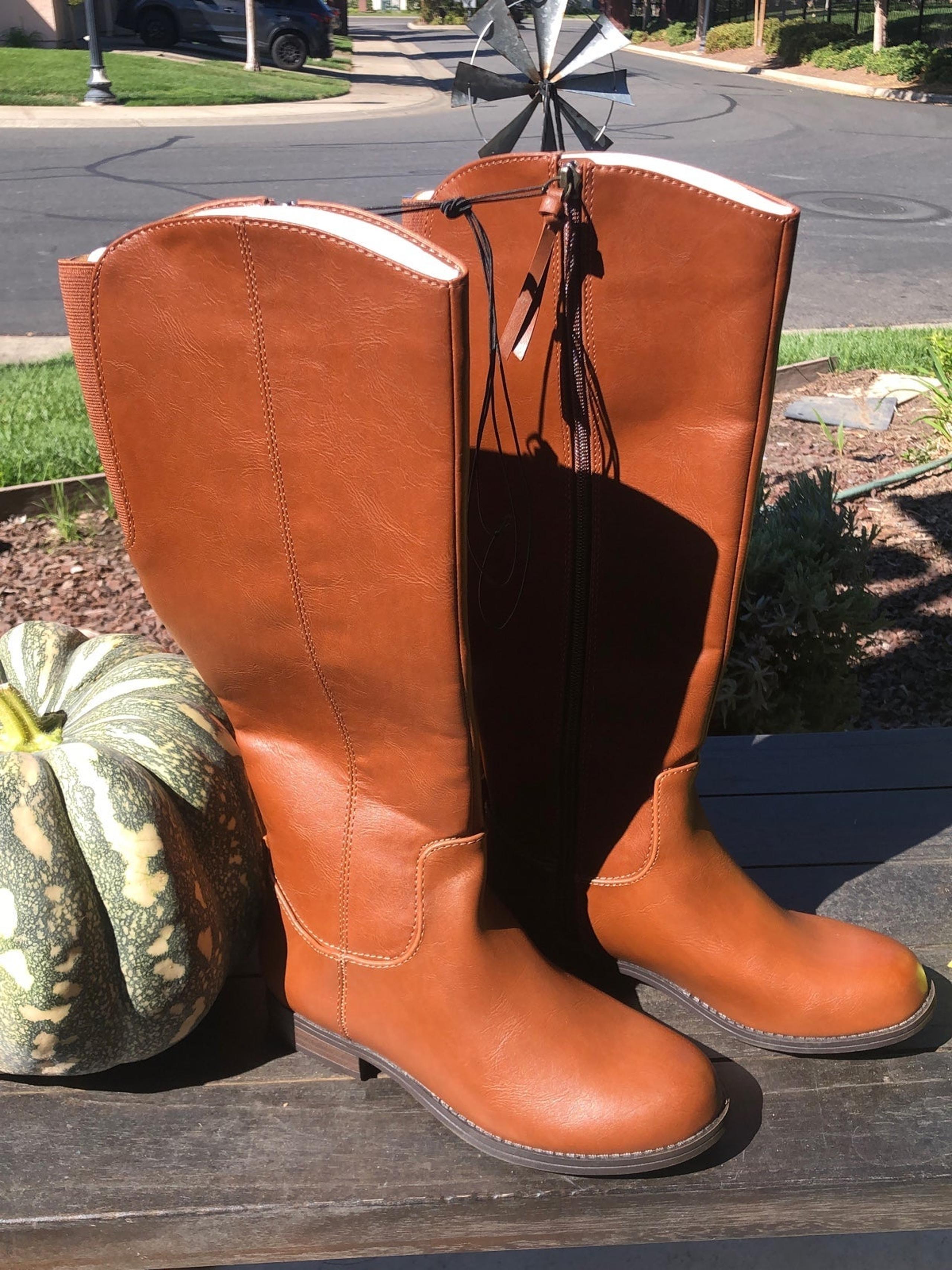 tan tall boots