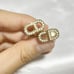 【Excellent Condition】Christian Dior Rhinestone CD Logo Cufflinks