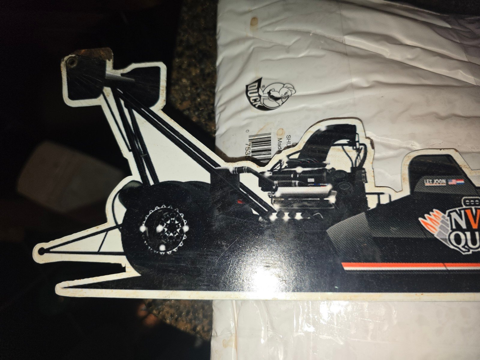 NHRA DRIVER METAL GARAGE SIGN