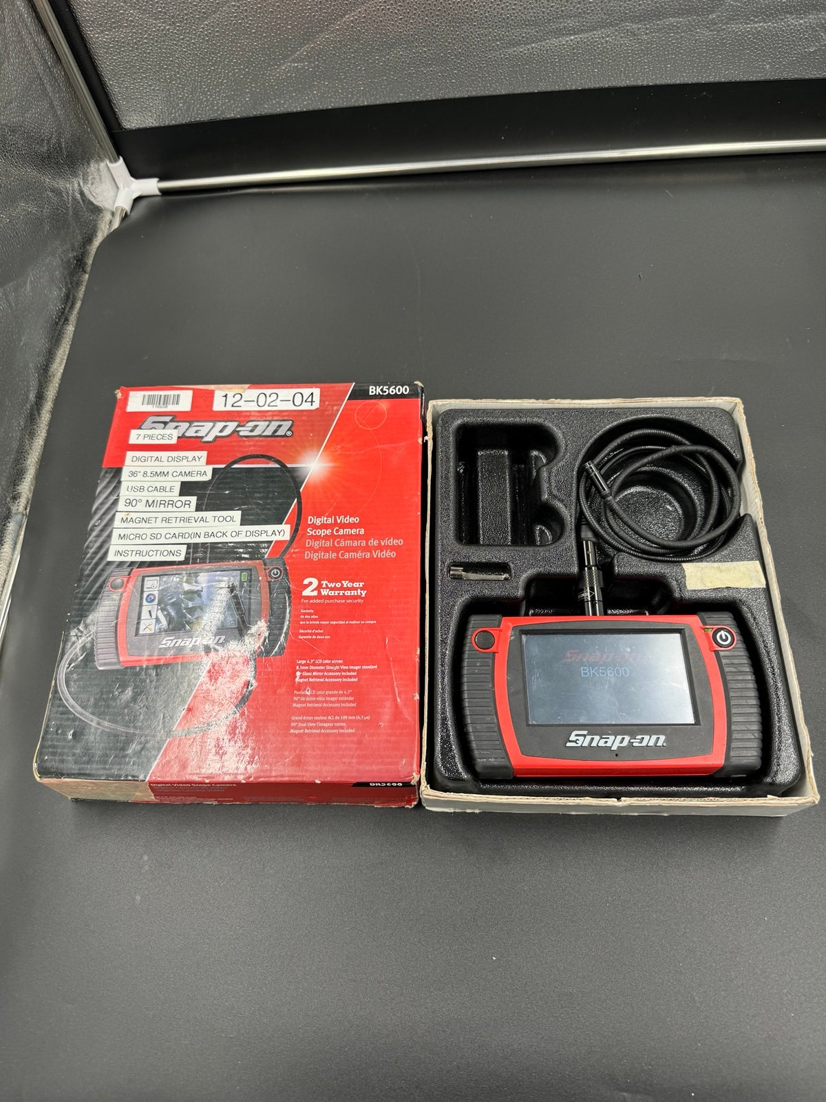 Snap-On BK5600 Digital Video Inspection Scope As Is No Refunds