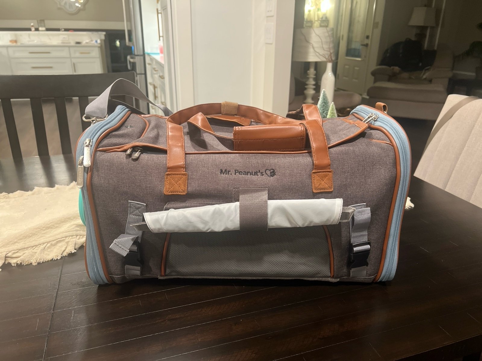 Mr. Peanut's XL Gold Series Expandable Travel Pet Carrier