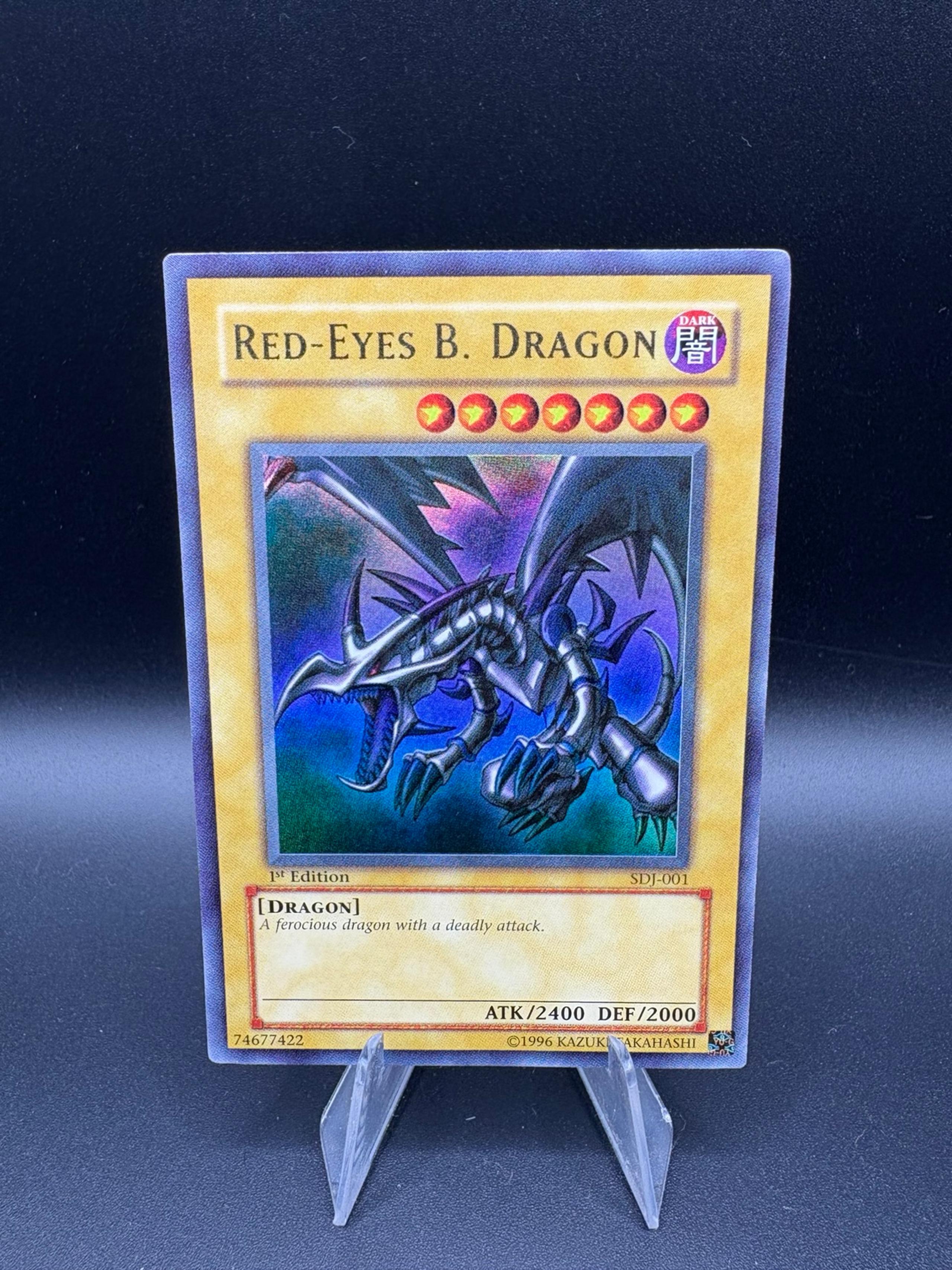 Yugioh 1st Edition SDJ-001 Red Eyes B. Dragon