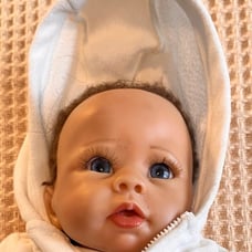 Reborn Ashton Drake Tasha Edenholm Infant Silicon Doll With Lavender Eyes