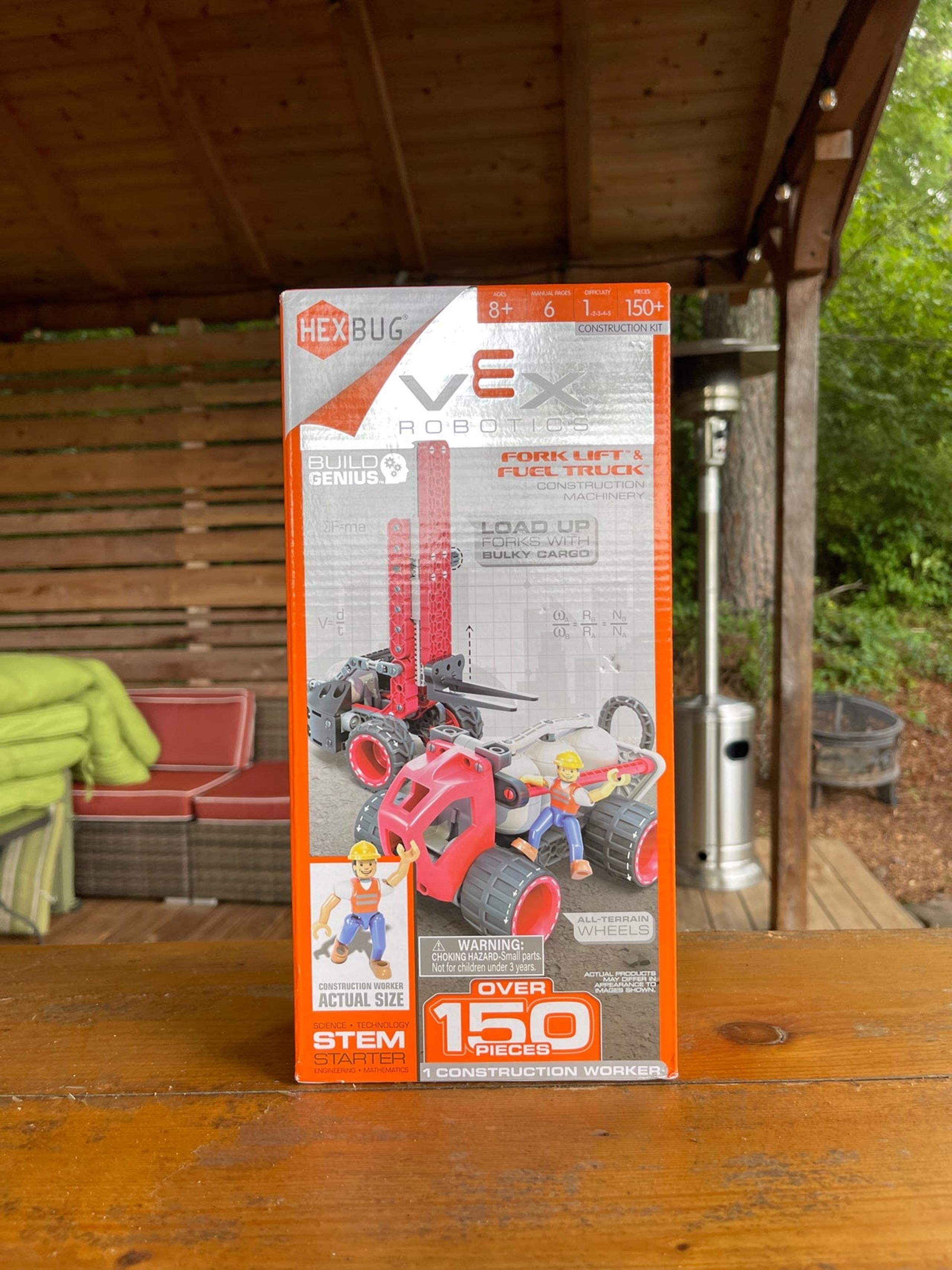 Vex robotics forklift and fuel truck