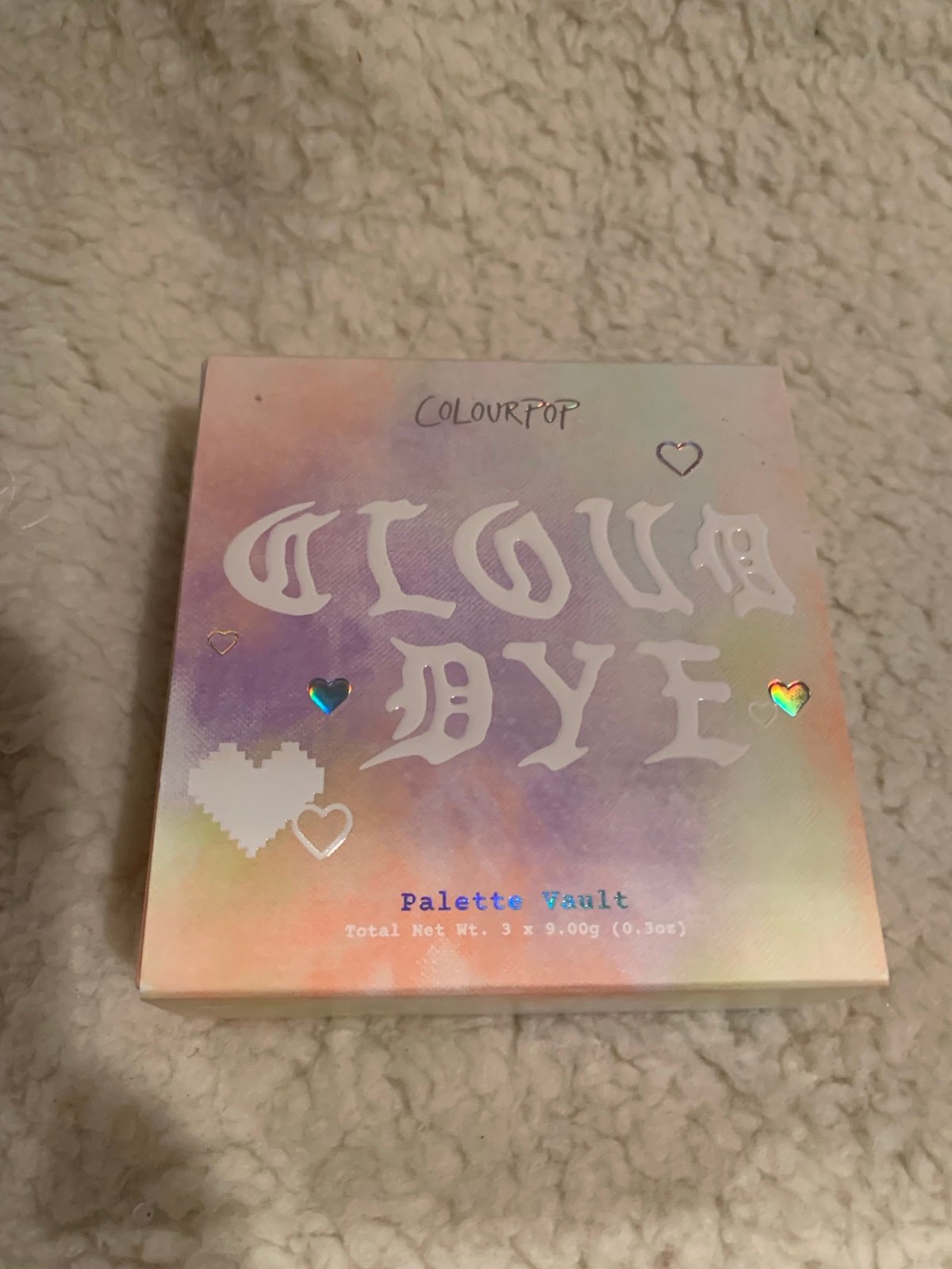 Colourpop cosmetics- Cloud Dye - Eyeshadow palette VAULT