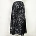 Timo Weiland Joann Skirt Sz 12 Midi White Black abstract Pleated Lined Side Zip