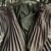 Timo Weiland Joann Skirt Sz 12 Midi White Black abstract Pleated Lined Side Zip