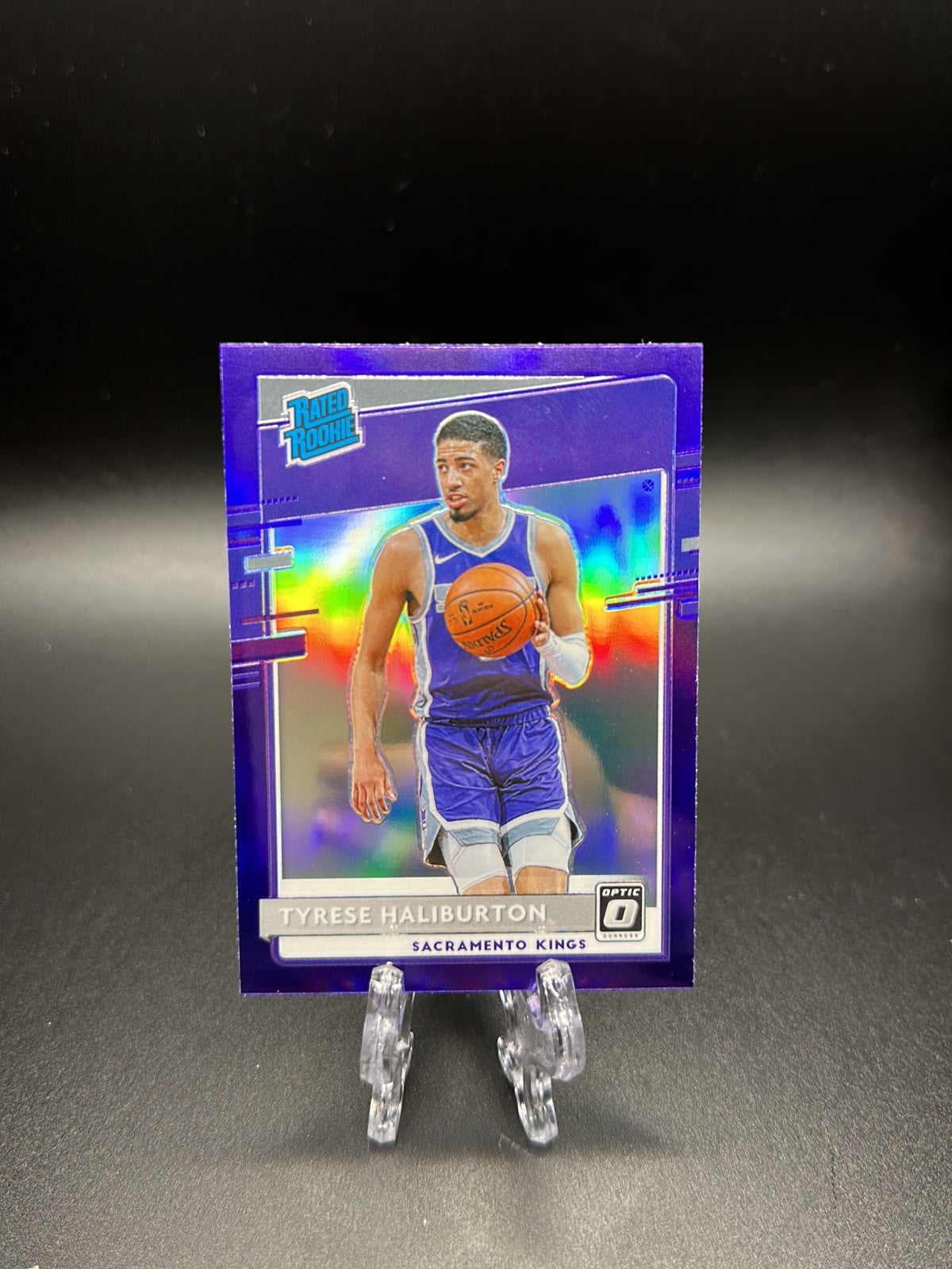 Tyrese Haliburton Rated Rookie Purple