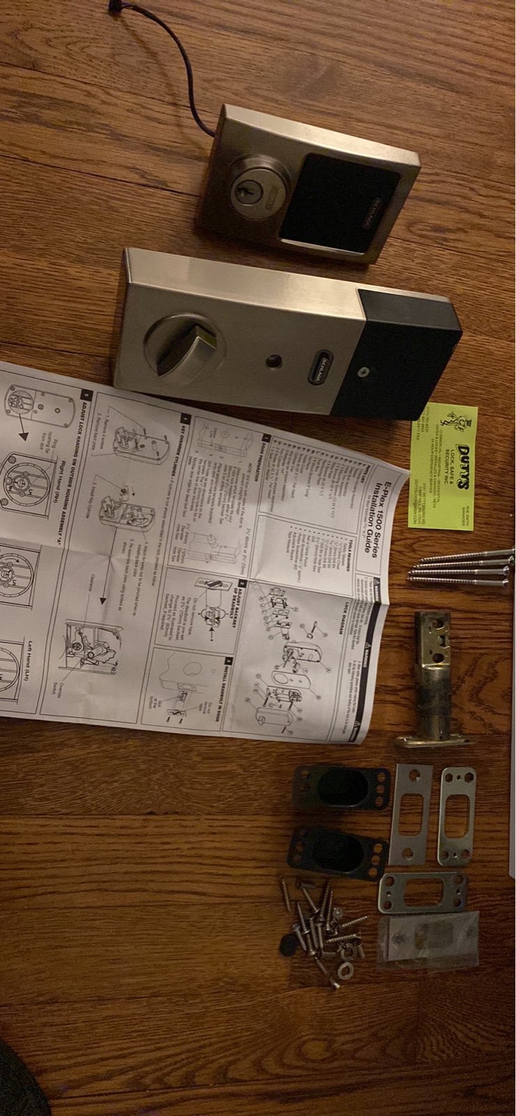 E-plex 1500 series lock
