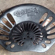 Cast Iron Tractor Seat