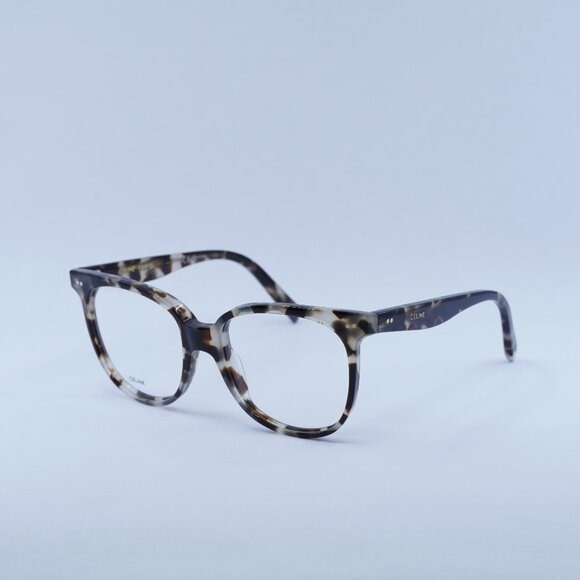 New Celine CL5010IN 055 Eyeglasses - White Vintage Havana Frame