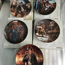 Set of 5 plates The Adventures of Indiana Jones and the Last Crusade