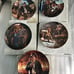 Set of 5 plates The Adventures of Indiana Jones and the Last Crusade