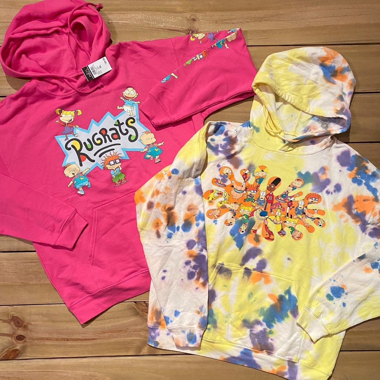 NWT 90s THROWBACK TIE DYE HOODIE BUNDLE