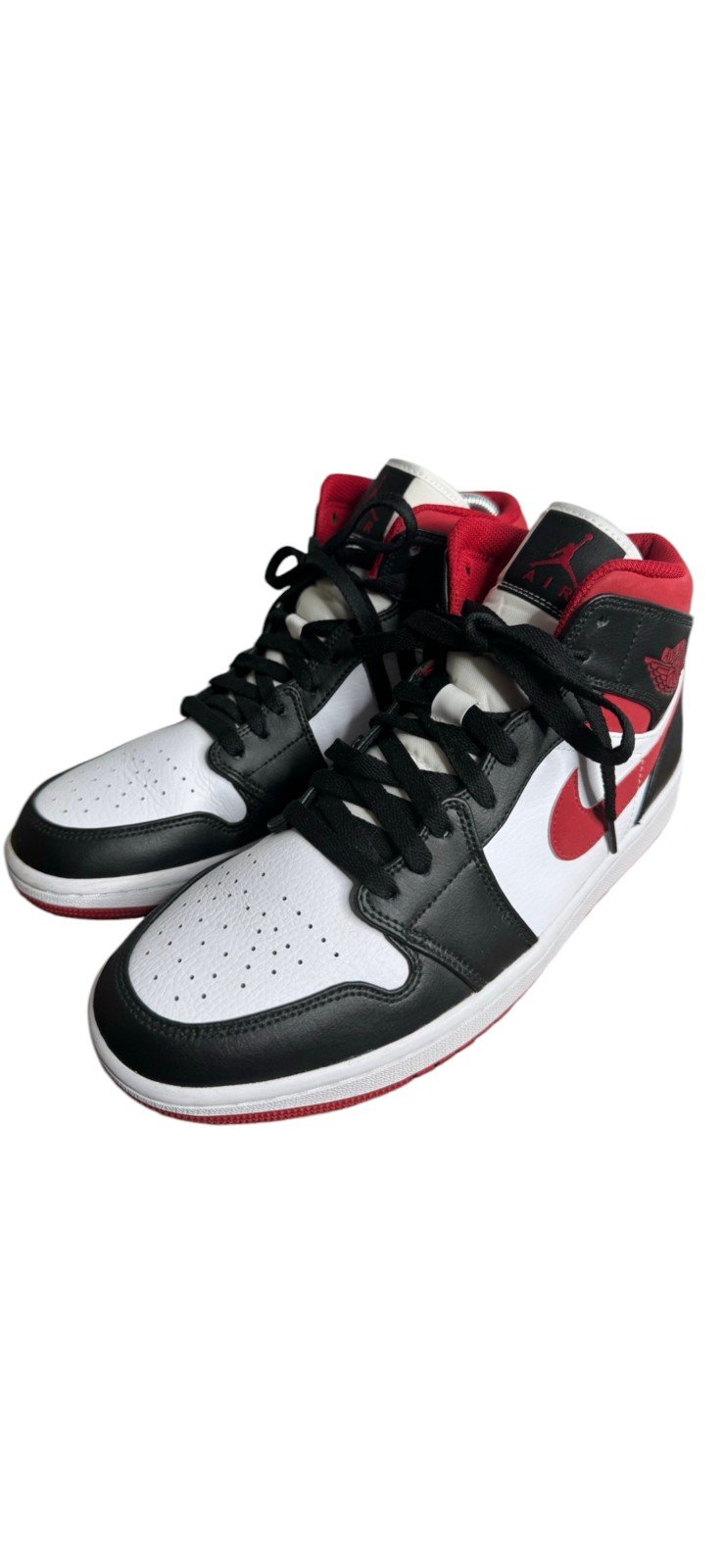 Nike Air Jordan 1 Mid Gym Red Mens Size 9.5 Sneaker Shoe