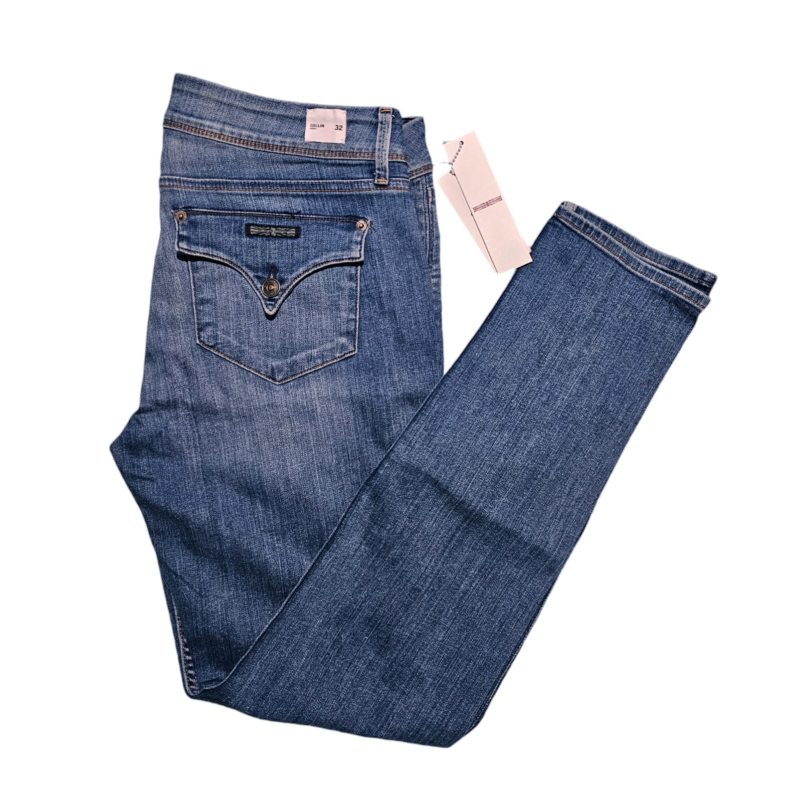HUDSON Collin FlapSkinny Distressed Jeans Womens size 32