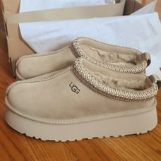UGG Tazz Platform Slipper Mustard Seed (womens) New US 9