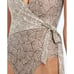 NWT Summersalt The Perfect Wrap One Piece Swimsuit Lines in the Sand Size 2