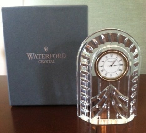 Waterford Overture Clock ~ Mint Condition in Box ~ Vintage