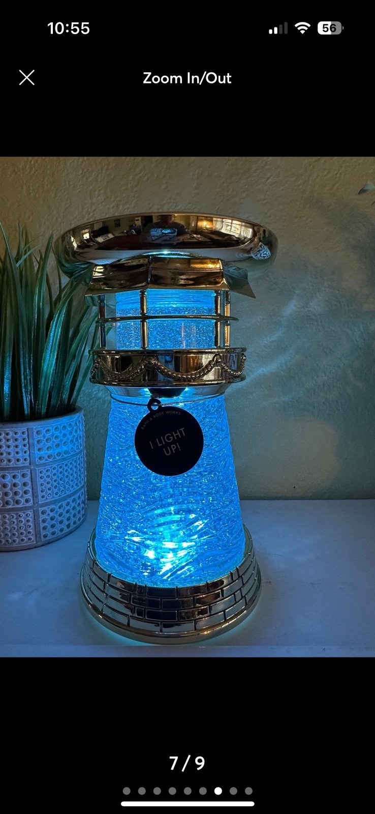 Bath and Body Works Lighthouse 3 Wick candle holder