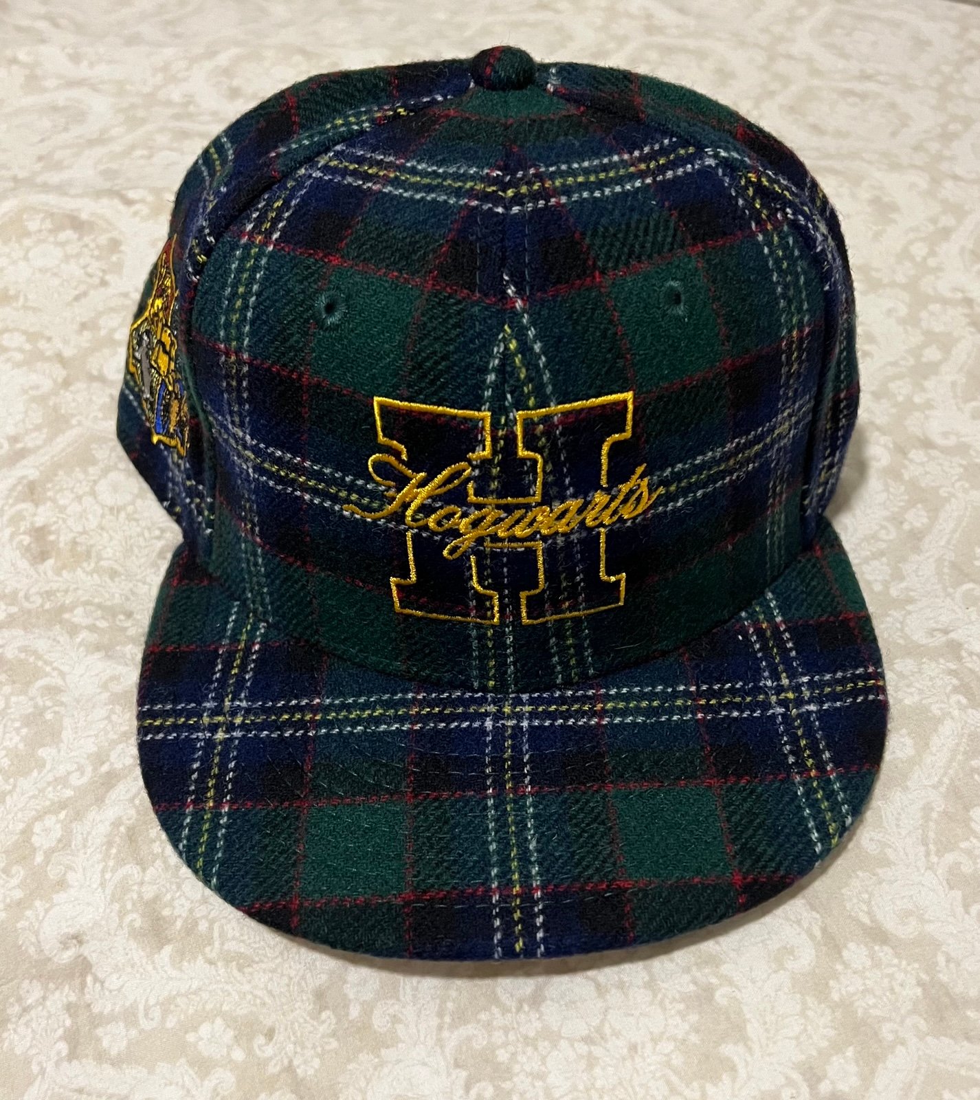 New Era 59Fifty Harry Potter Hogwarts Plaid Fitted Cap Size 7 3/8 Hat NWT