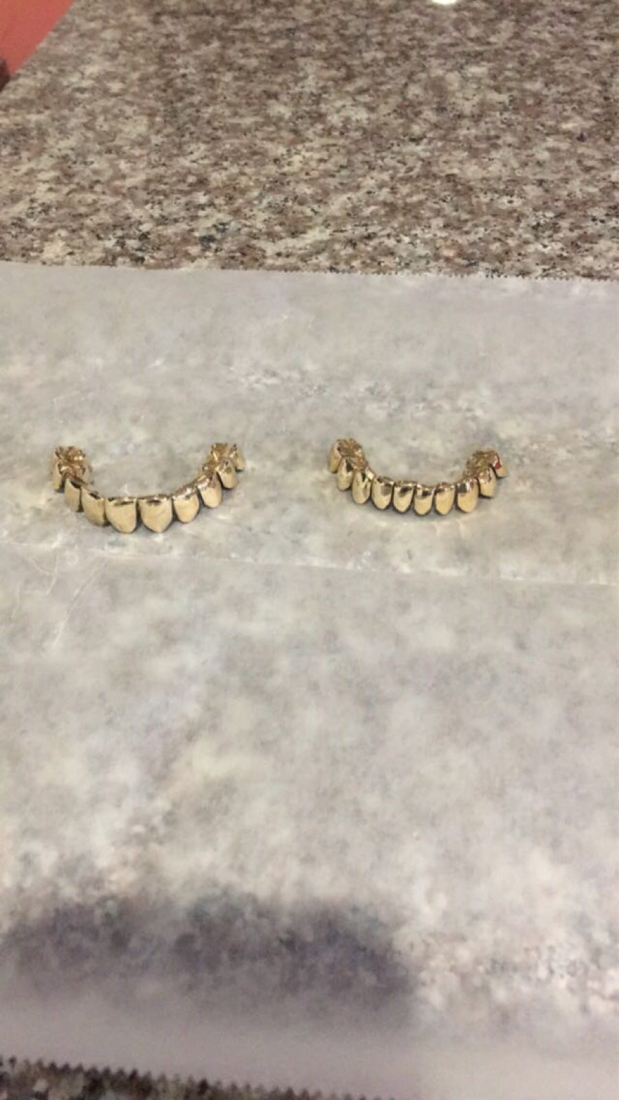 10k Gold teeth 8teeth
