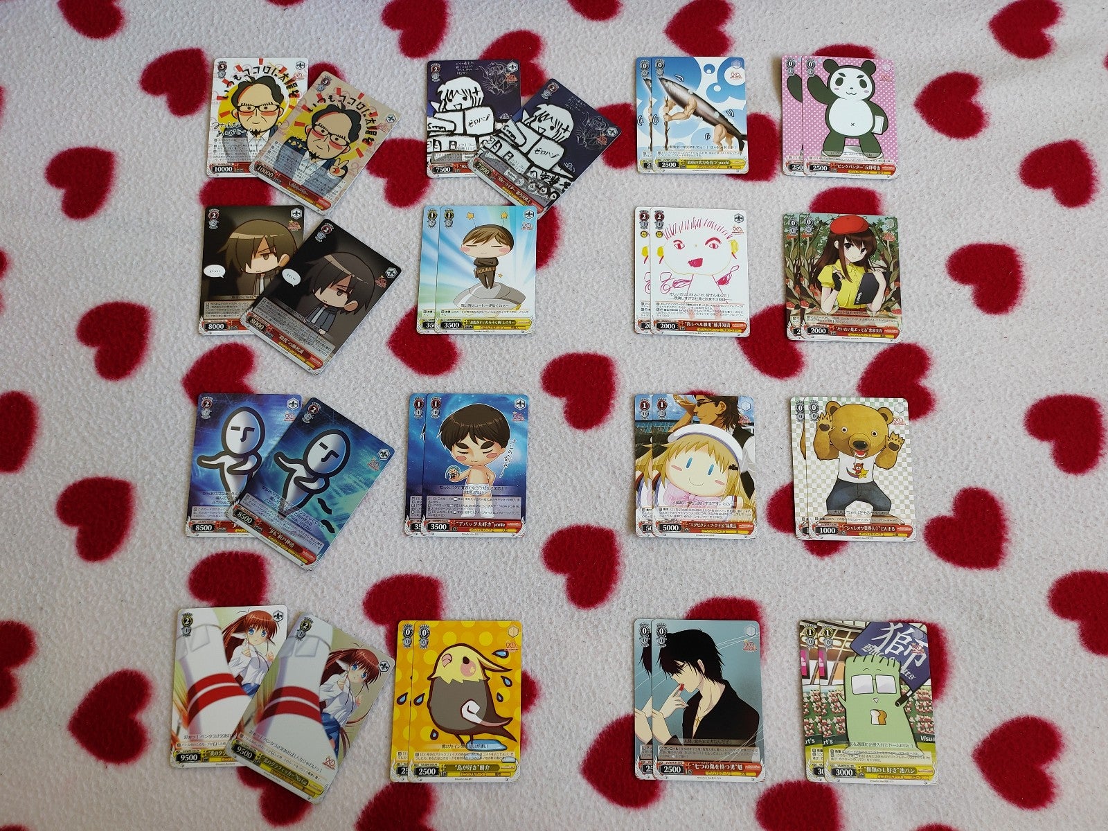 JAPANESE Weiss Schwarz Gold/Silver Redemption - Visual Arts PROMO Card Set