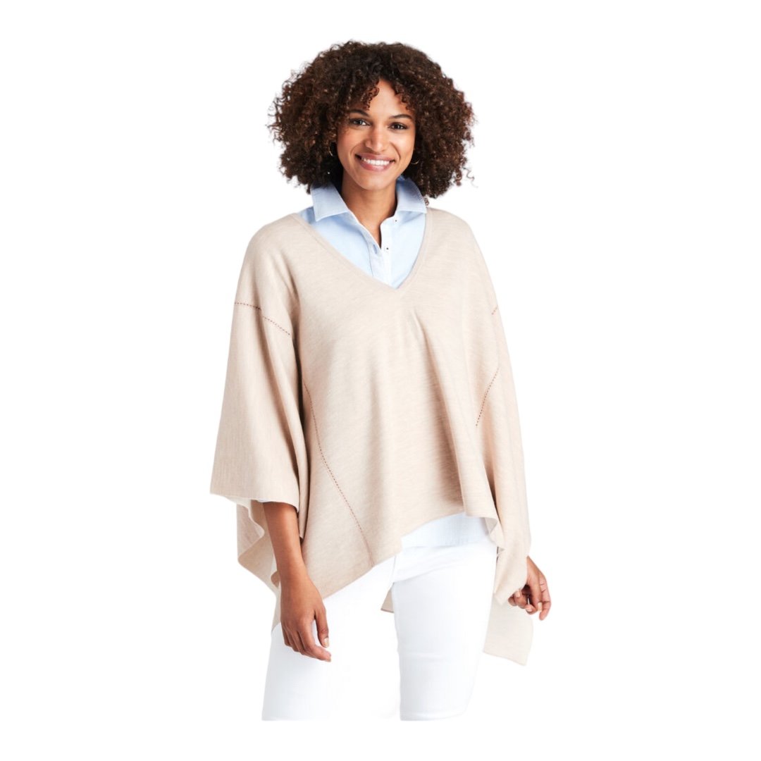 Vineyard vine Reversible V-Neck Poncho size XS/S