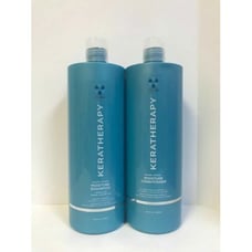 KERATHERAPY MOISTURE SHAMPOO & CONDITIONER - 32oz LITER DUO W/ PUMPS