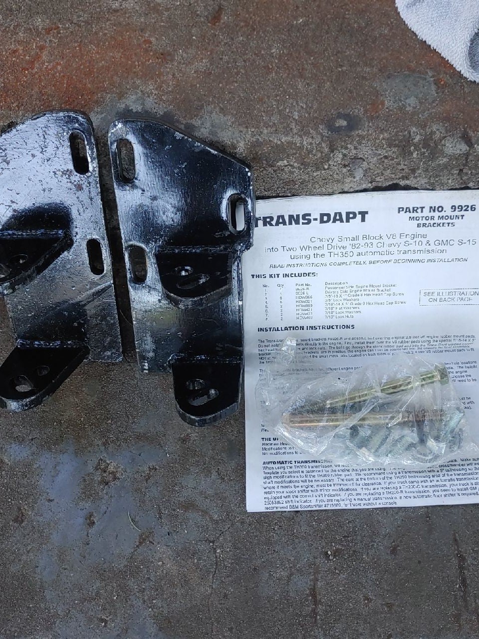 Chevy V8 Motor Mounts