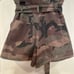 Marissa Webb Banks High Waist Canvas Camo Boyfriend Short
