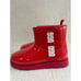 UGG Women's Classic Clear Mini Red Waterproof Ankle Boots 1113190 Sizes 7