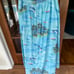 STAUD Kona Blue Island Printed Maxi Skirt A-Line Skirt Size 8