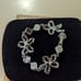 NWOT Gvenchy High End Red/Pink Crystal Flower Bracelet