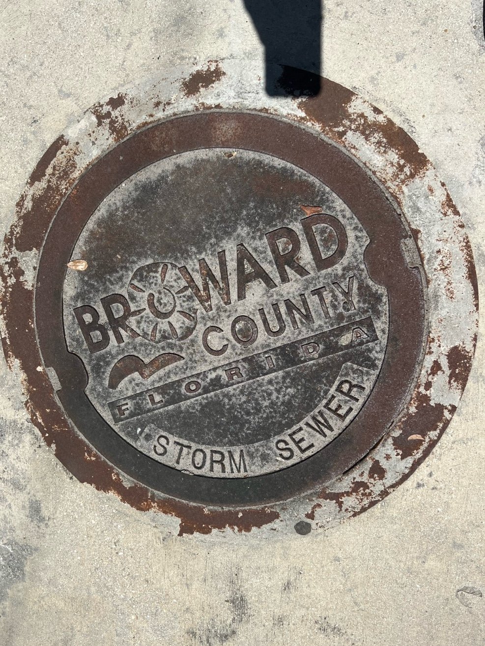 Manhole print Broward art